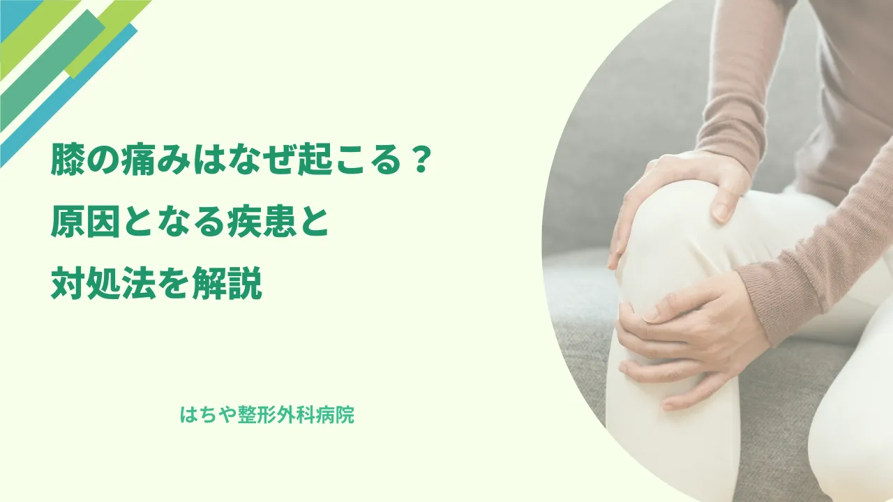 膝の痛みはなぜ起こる？原因となる疾患と対処法を解説